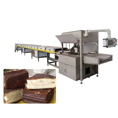400 kg/h 3 strefy temperatury Linię powłoki czekoladowej dla czystej czekolady