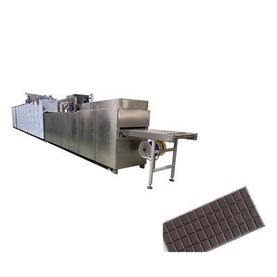 PLC Operator Two Depositors Chocolate Bar Machine 300 kg/h