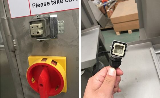 kupować Maszyna do oblewania czekoladą o szerokości taśmy 900 mm z tunelem chłodniczym 18M i korpusem ze stali nierdzewnej 304, zapewniająca proces oblewania czekoladą produkcja online