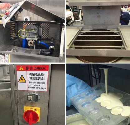 kupować Urządzenie do oblewania słodyczy ze stali nierdzewnej 304 o szerokości taśmy 900 mm, odpowiednie do ciągłego przetwarzania i oblewania słodyczy produkcja online